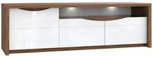 TV-laud Forte Saint Tropez, 52.4 x 188.8 x 58.6 cm, valge/pruun