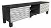 TV-alus Kalune Design Linda, 150 x 35 x 40,3 cm, valge/must