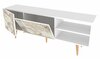 TV-alus Kalune Design Ronas, 160 x 35 x 38.6 cm, valge