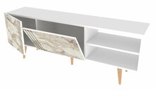 TV-alus Kalune Design Ronas, 160 x 35 x 38.6 cm, valge