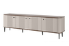 Telerilaud Bogart Vesper 187 4D, pähkel, cashmere MDF, mustad jalad