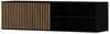 TV-laud Eltap Meorati, 150 x 40 x 40 cm, tamm/must