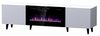 TV-alus Halmar Pafos EF, 180.5 x 40 x 49 cm, valge/must