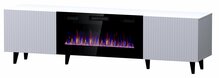 TV-alus Halmar Pafos EF, 180.5 x 40 x 49 cm, valge/must