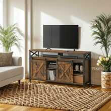 TV-alus Vasagle Landhaus, 40 x 147 x 76 cm, vintage pruun-must