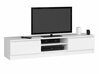 TV-laud Akord RTV K160, 40 x 160 x 33 cm, valge