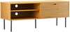 TV-laud Home4you Line, 120 x 40 x 50 cm, tamm/must