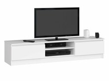 TV-laud Akord RTV K160, 40 x 160 x 33 cm, valge