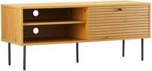 TV-laud Home4you Line, 120 x 40 x 50 cm, tamm/must