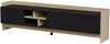 TV-alus PORTO 3D Cama Meble, 190 x 38 x 50 cm, tamm/must