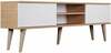 TV-laud Kocot Kids Toronto, 160 x 35 x 55.5 cm, pruun/valge