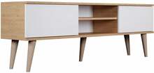 TV-laud Kocot Kids Toronto, 160 x 35 x 55.5 cm, pruun/valge