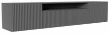TV-kapp ADRK Furniture Noemi, 200 x 41 x 50 cm, hall/grafiit