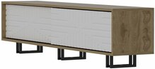 TV laud Kalune Design Askal, 180 x 35 x 47.4 cm, tamme värv/valge