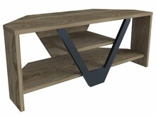TV-alus Kalune Design Karin, 90 x 35 x 36.8 cm, pruun/must