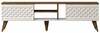 TV-laud Kalune Design Egg, valge/tumepruun, 180 x 35 x 53 cm