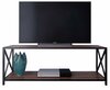 TV-alus Kalune Design Xena, 120 x 33 x 45.7 cm, must/pähkel