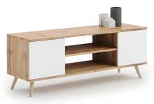 TV-alus Kobi Focus, 135 cm, Craft tamm / valge