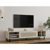 TV-alus Asir Lentyna, 160 x 35 x 40 cm, safiir, travertiin