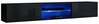 TV-laud ASM Switch RTV3, 180 x 40 x 30 cm, must