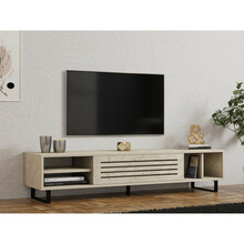 TV-alus Asir Lentyna, 160 x 35 x 40 cm, safiir, travertiin