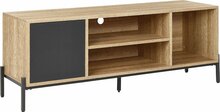 TV-laud Beliani Moines, 140 x 40 x 56 cm, pruun/must