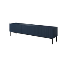 TV laud Bogart Nicole 200, 200cm, sinine, mustad jalad
