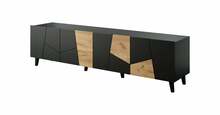 Telerilaud Cama Meble Etna RTV200 CR, must
