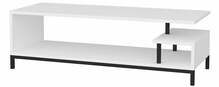 TV-alus Kalune Design Reilly, 120 x 44,6 x 37,6 cm, valge/must
