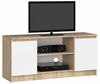TV-alus Akord RTV K120, 40 x 120 x 55 cm, tamme värv/valge