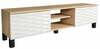 TV-alus Kalune Design Linda, 150 x 35 x 40,3 cm, valge/puit