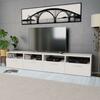 TV-alus Soduinamams, 95 x 35 x 36 cm, 2 tk, tamm/valge