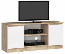 TV-alus Akord RTV K120, 40 x 120 x 55 cm, tamme värv/valge