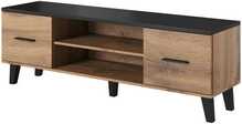 TV-alus Cama Meble Lotta 160 2D2K, 160 x 40 x 53 cm, tamm/matt must