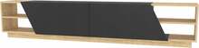 TV-laud Kalune Design Rhodes, 37.1 x 240 x 47.4 cm, antratsiit/tamm