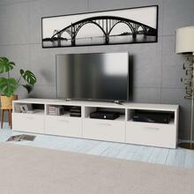 TV-alus Soduinamams, 95 x 35 x 36 cm, 2 tk, tamm/valge