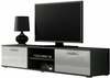 TV-alus Cama Meble Soho, 180 x 43 x 37 cm, valge/hall/tumehall