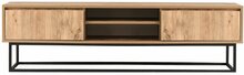 TV-alus Kalune Design Belinda, 140 cm, must/pruun