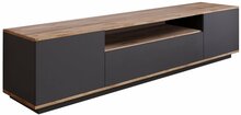TV-laud Kalune Design FR7, 180 x 44.5 x 44.6 cm, antratsiit/mänd