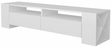 TV-laud Kalune Design Sosruko, 155 x 35 x 35 cm, valge