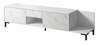 TV-alus Cama Meble Marmo 2D1S1K, 195 x 40 x 47,5 cm, matt valge/marmorvalge