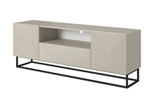 TV-alus Bogart Asha, 167 cm, hall/must