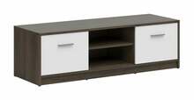TV-alus Black Red White Nepo Plus S435-RTV2D-DNO/BI, 138,5 x 46,5 x 42,5 cm, pruun/valge