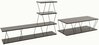 TV-alus Asir Basak, 150 x 93 x 30 cm, antratsiit/must