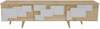 TV-alus Kalune Design 3 D, 160 x 45 x 35 cm, tamm/valge