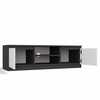 TV-alus Top E Shop RTV Malwa 120, 120 cm, antratsiit + valge