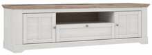 TV-alus Forte Aletta TIQT241, 55 x 204.7 x 59.1 cm, valge/tamm