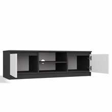 TV-alus Top E Shop RTV Malwa 120, 120 cm, antratsiit + valge