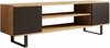TV-alus ADRK Lofter Herringbone, 155 x 40 x 49 cm, tamm/must