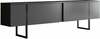 TV-alus Kalune Design Luxe, 30 x 180 x 50 cm, antratsiit/must